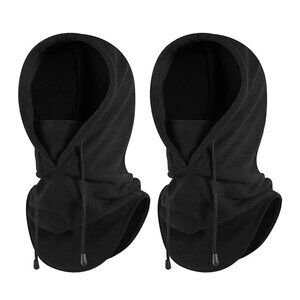 Heavyweight Fleece Balaclava Face Mask - Windproof Cold Weather Ski Sports
